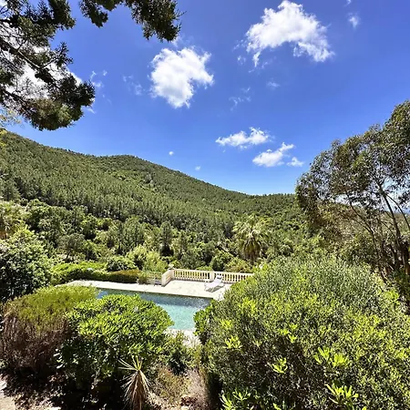 Blanche Pour 8 Personnes Avec Piscine Privee A La Londes-les-maures *